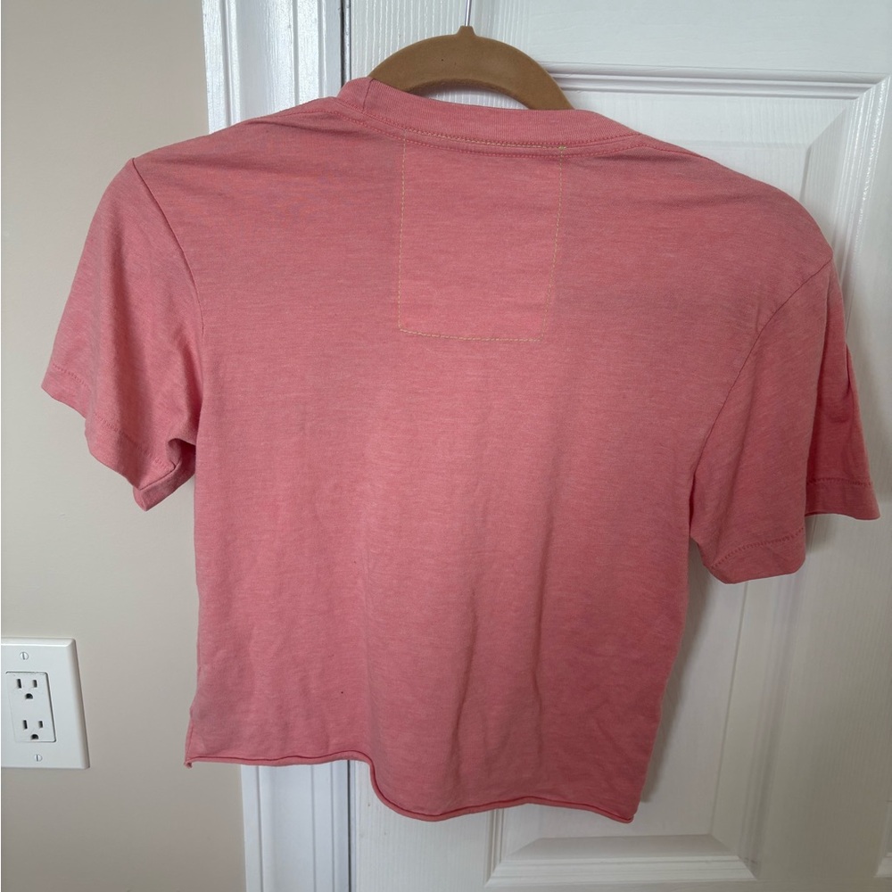 Aviator Nation Pink "Enjoy The Ride" Short Sleeve Tee - Picture 2 of 2